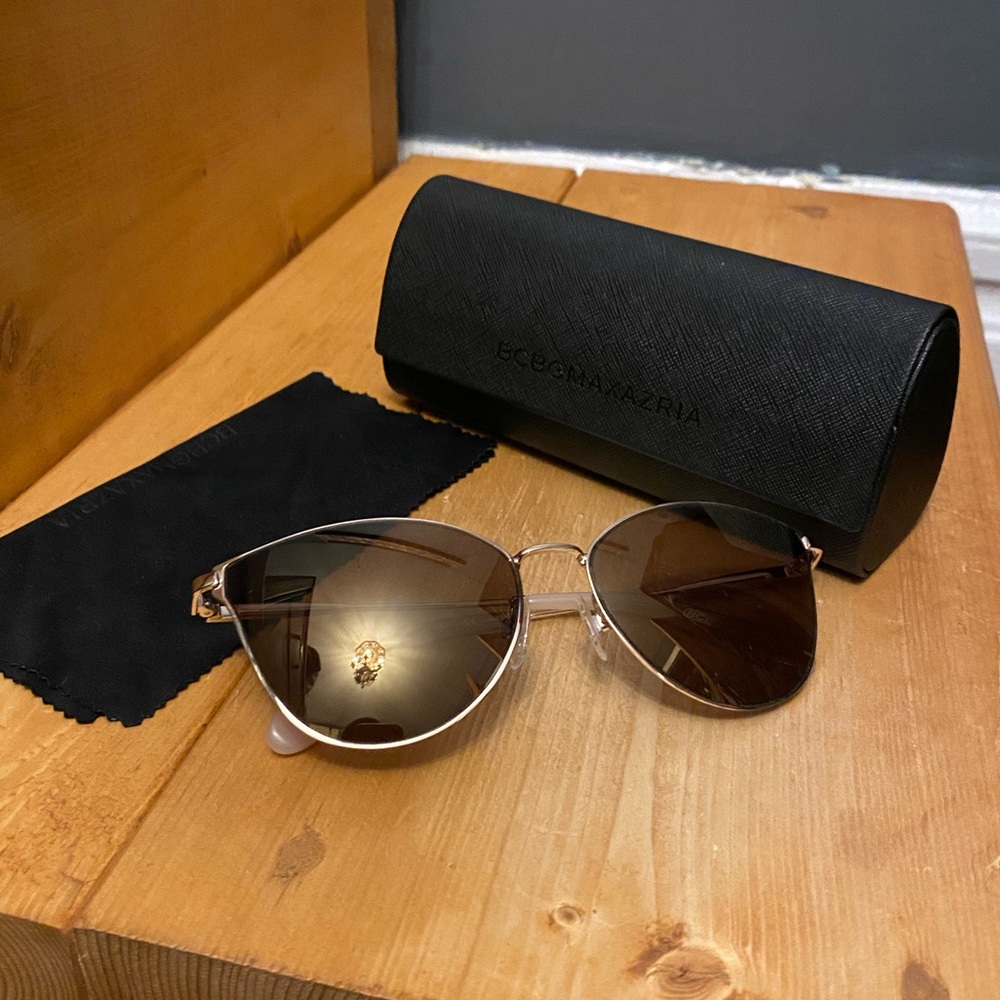 BCBG Max Azria Cat Eye Aviator Sunglasses